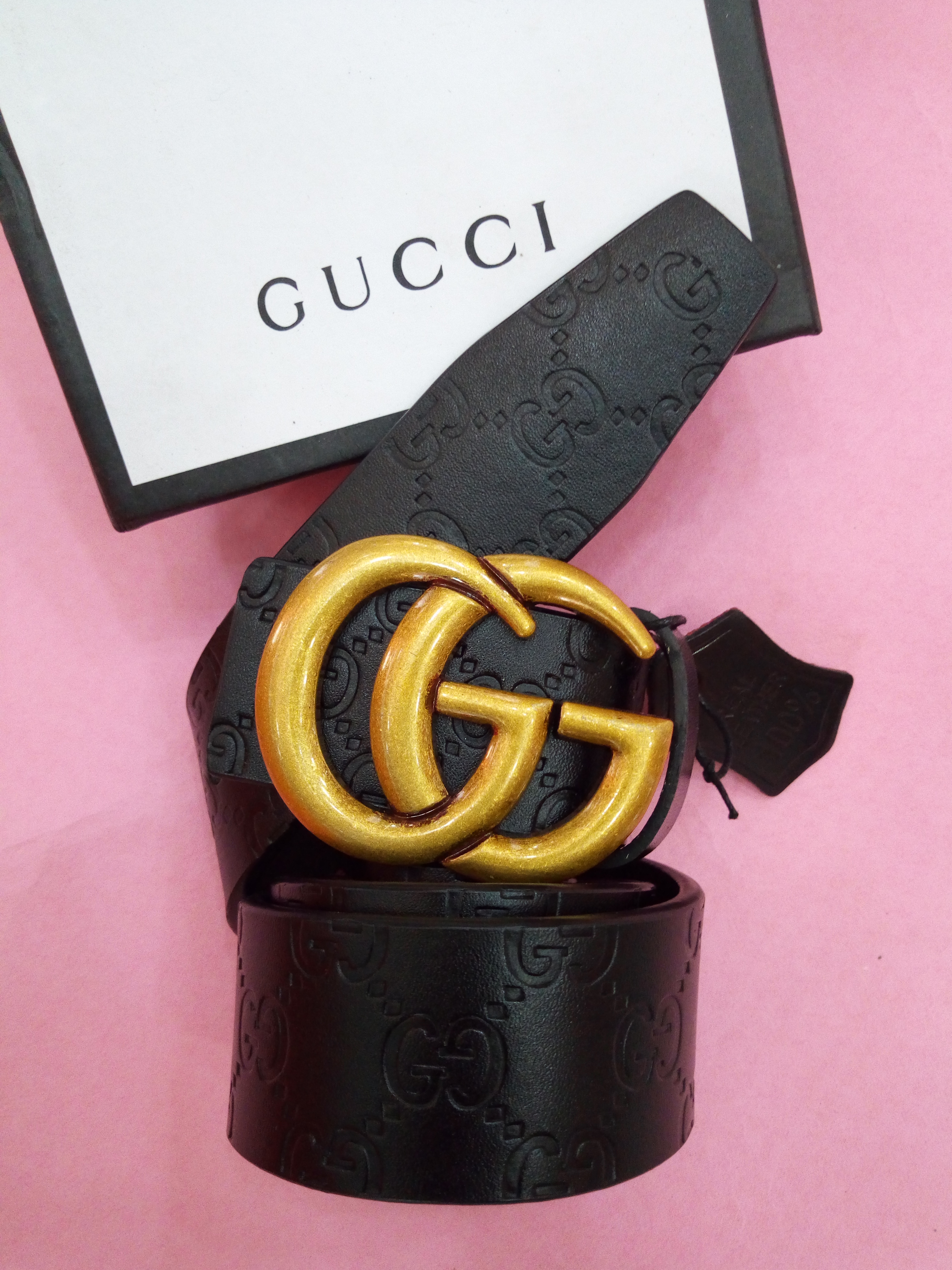 Gucci Pattern Belt - SUENOSLINE